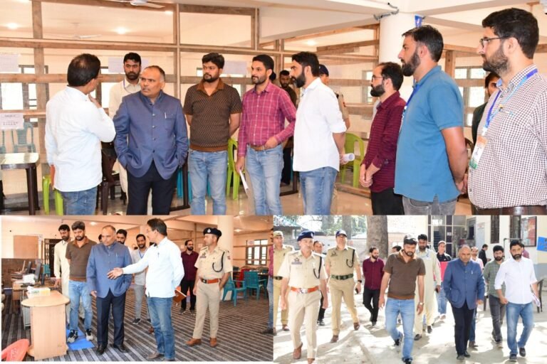 Assembly Elections 2024CEO visits counting centre at Ganderbal; inspects arrangements GANDERBAL