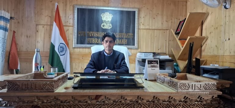 Nubra, October 11, 2024: Sh Mukul Beniwal