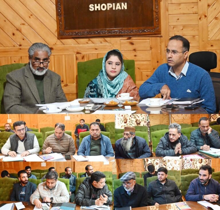 RKS meeting held at ShopianVarious proposals for hospital upgrade & service effectiveness approved