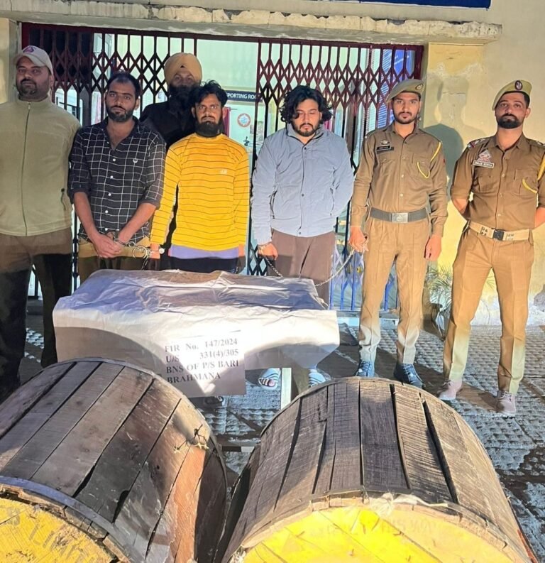Police worked out theft case; arrested 3 accused, recovered stolen property worth Rs 4.5 lakh in Bari Brahmana