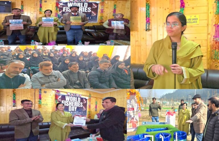 World Fisheries Day celebrated at KVK Kupwara