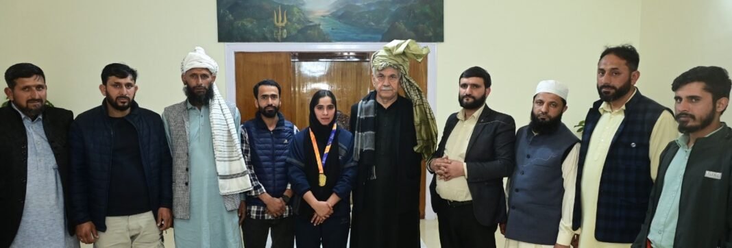LG Sinha Congratulates Nazia Bibi for Kho Kho World Cup Victory
