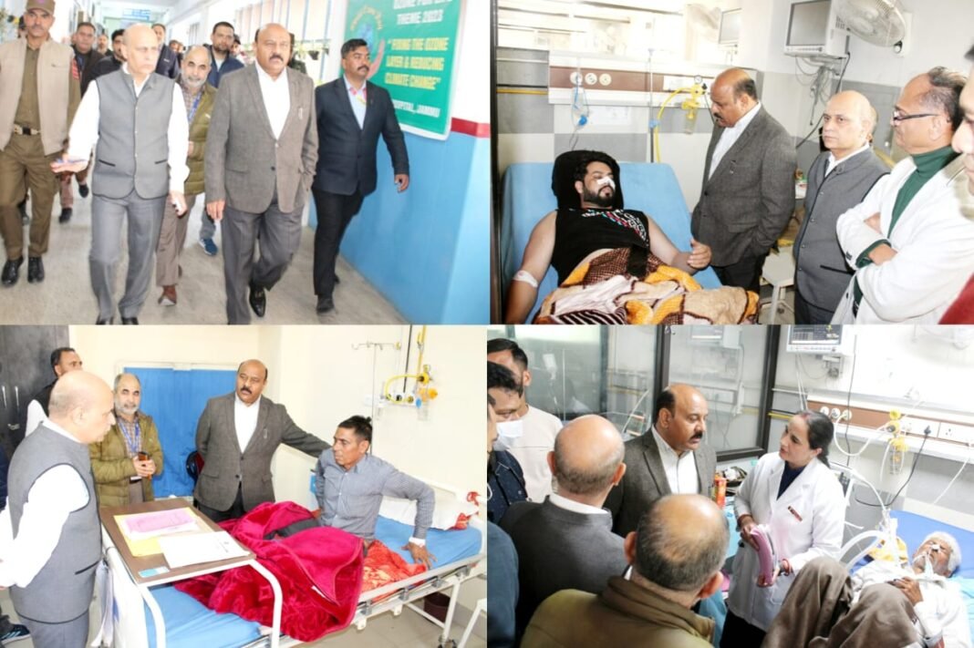 Dy CM visits GMC Jammu; assures hassle free deliverance of healthcare services