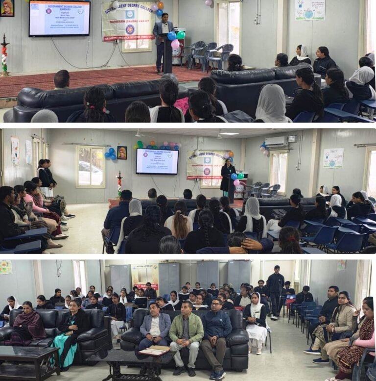 7-day NSS Special Winter Camp 2025 commences in GDC Ramgarh