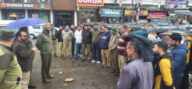Special drive conducted in Katra to reinforce compliance with MV Act