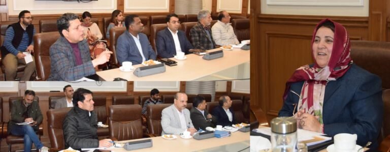 Sakeena Itoo reviews preparations for International Women’s Day celebration across J&K