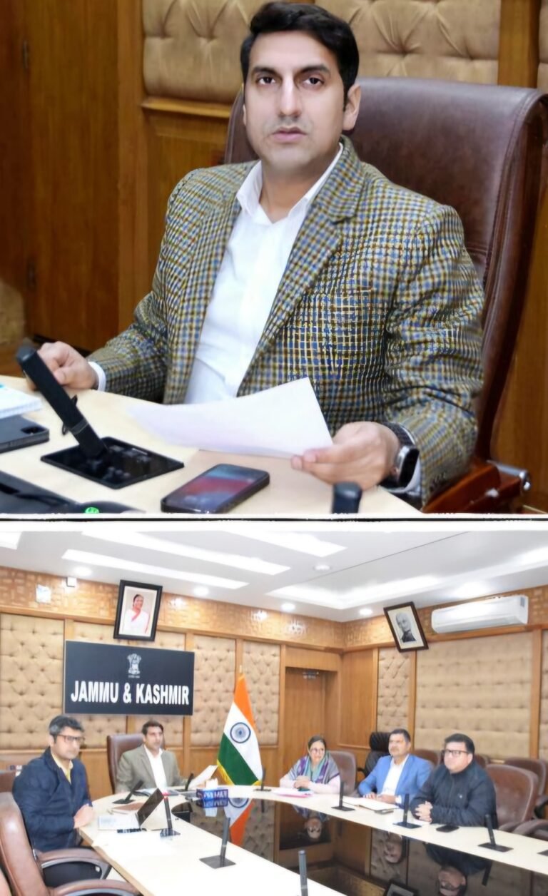 Secy RDD reviews MGNREGA draft Annual Action Plan for Kashmir division