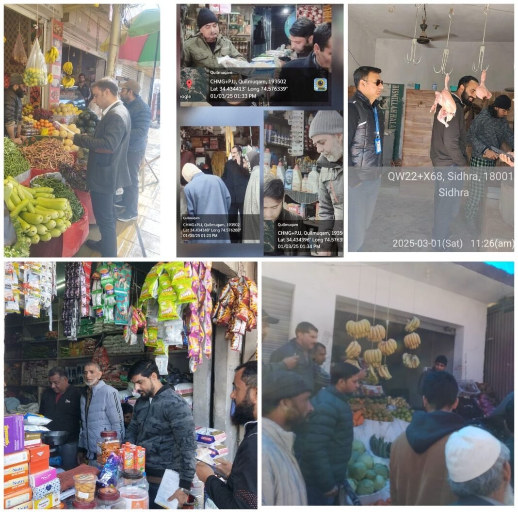 Legal Metrology Department intensifies market inspections across J&K ahead of Holy Month of Ramadan