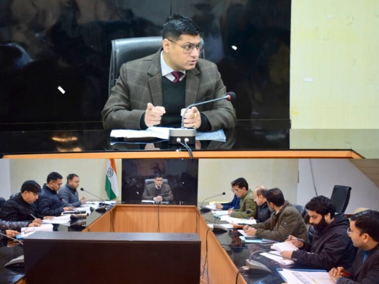 DC Poonch reviews performance of Banks under Annual Credit Plan
