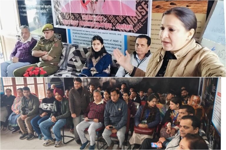 ADM Ansuya Jamwal cautions students against peer pressure, lure of drugs