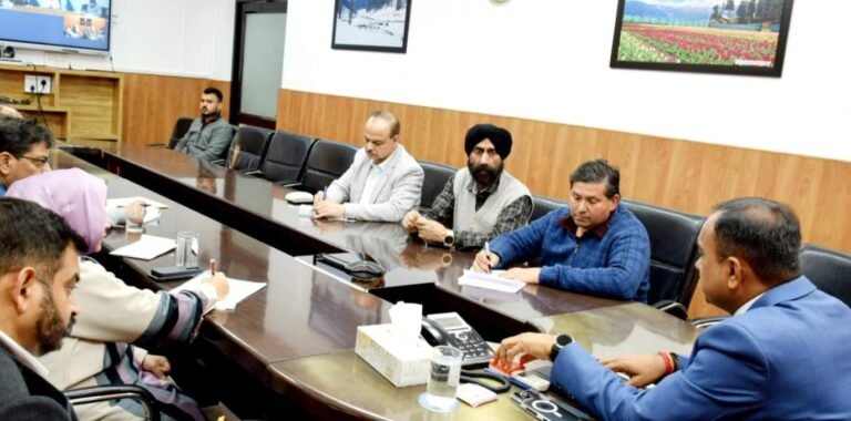Div Com Jammu discusses arrangements for Rotary International’s Mega Health camp in Doda-Kishtwar