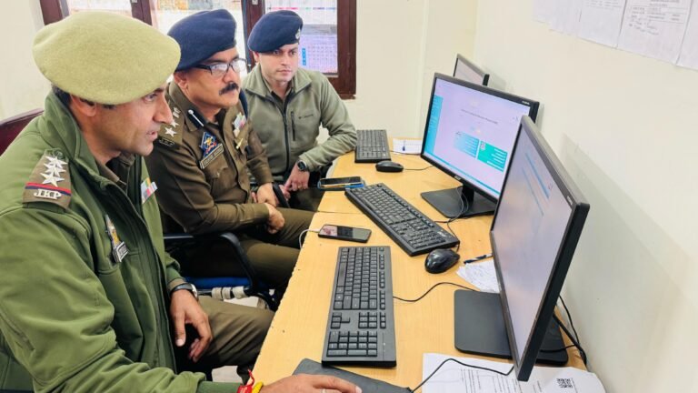SSP samba reviews CCTNS and digital policing implementation at police station samba