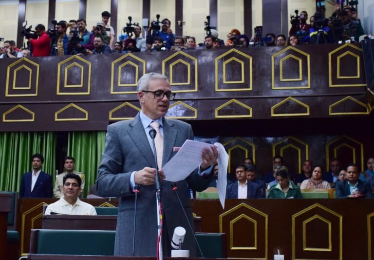 CM Omar Abdullah says RDSS being implemented to curb losses, modernize power infrastructure