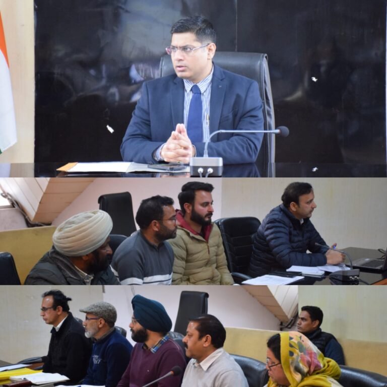 DC reviews functioning of Cooperative Department in Poonch