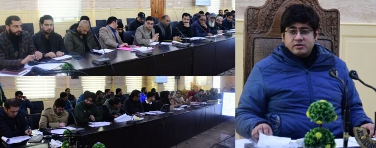 DC Ganderbal reviews physical, financial progress under District Capex