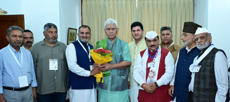ABRS delegation calls on LG Manoj Sinha