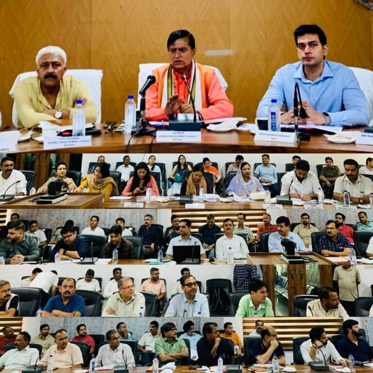DDC Kathua approves Rs 74.52 Cr District Capex Budget for FY 2025-26