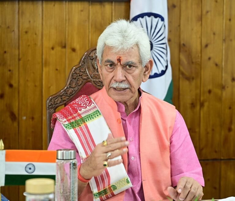 LG Manoj Sinha condolences loss of lives in Doda accident