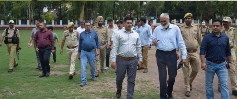 DC Kundal inspects arrangements for Shri Budha Amarnathji Yatra 2025