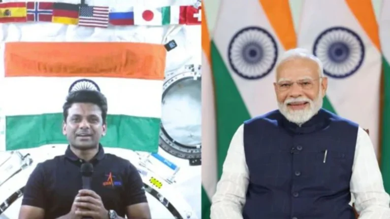 PM Modi welcomes Shubhanshu Shukla on return to Earth from his historic space mission