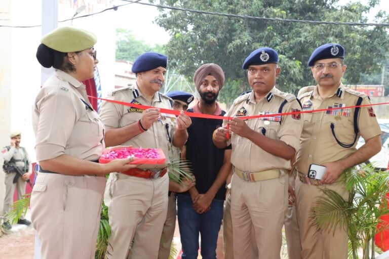 IGP Jammu visits Police Station Bishnah; inaugurates Prefab barrack for jawans