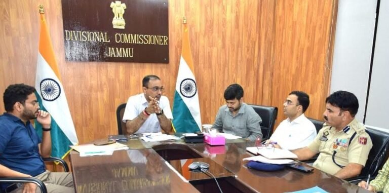 Div Com pitches for robust Traffic Management System in Jammu City
