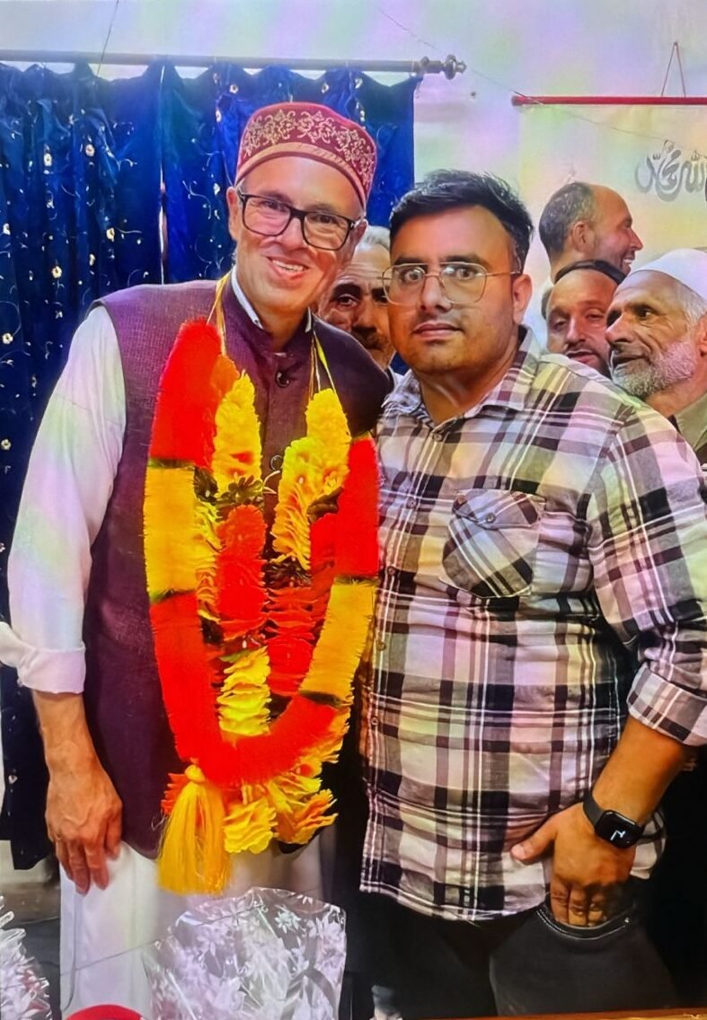 Jaseen Malik appointed as district president of Youth National Conference from Samba