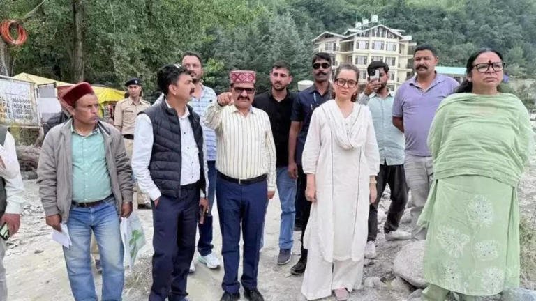 ‘My restaurant made only Rs 50, understand my pain too’: MP Kangana Ranaut to flood-hit victims in Mandi