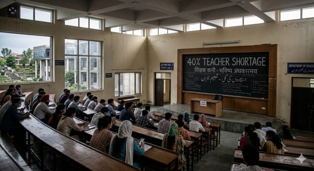 Education Crisis in Jammu and Kashmir! 40% of Teaching Positions Vacant, Universities Half-Staffed