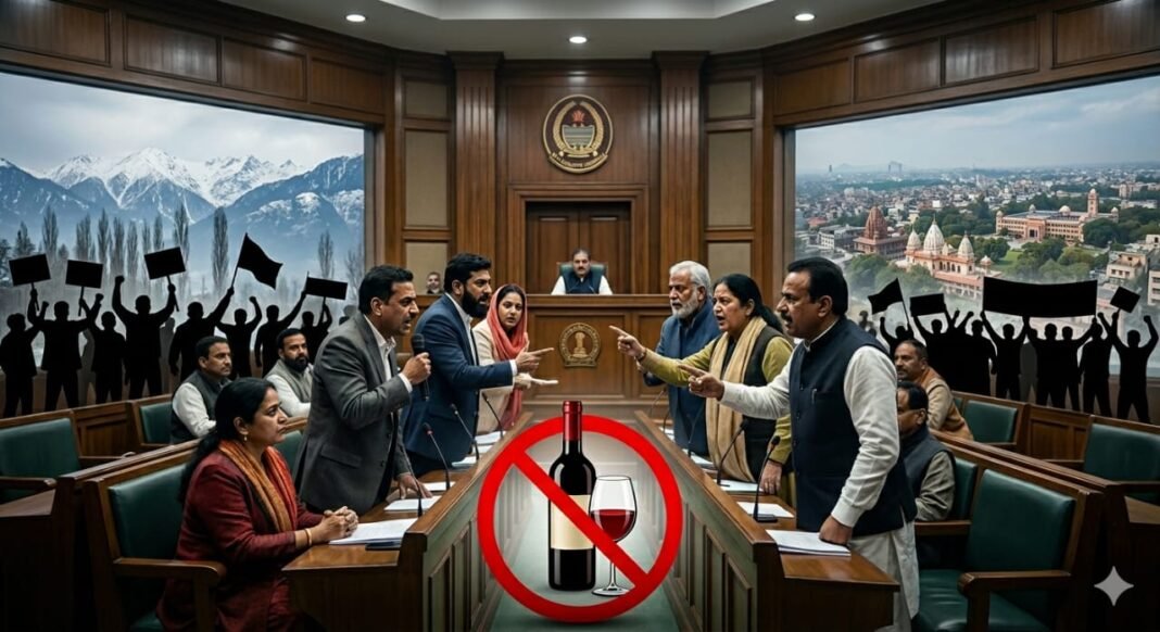 “Politics over alcohol ban heats up in J&K: 5 major bills in Assembly, will a complete ban be implemented?”
