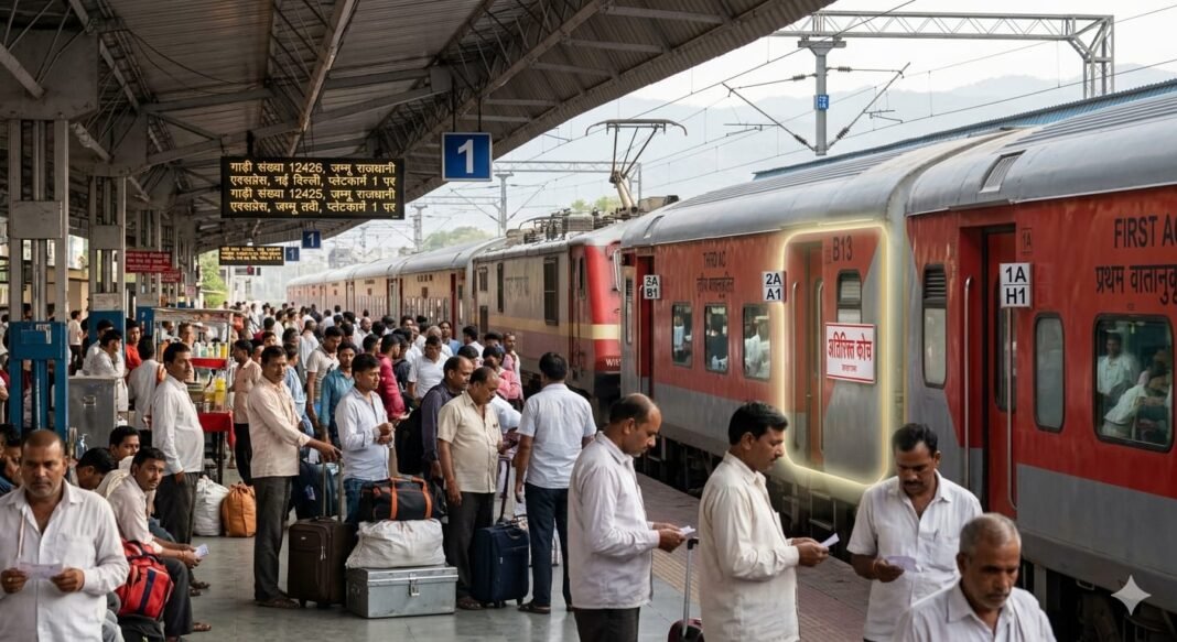 Major relief for passengers on the Jammu Rajdhani Express: Third AC coach added, boosting hopes of getting a confirmed ticket
