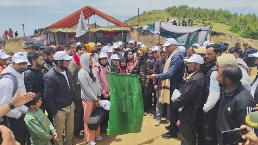MLA Sajjad Shaheen Flags Off Two-Day Trekking Festival from Neel Top to Hansraj Top