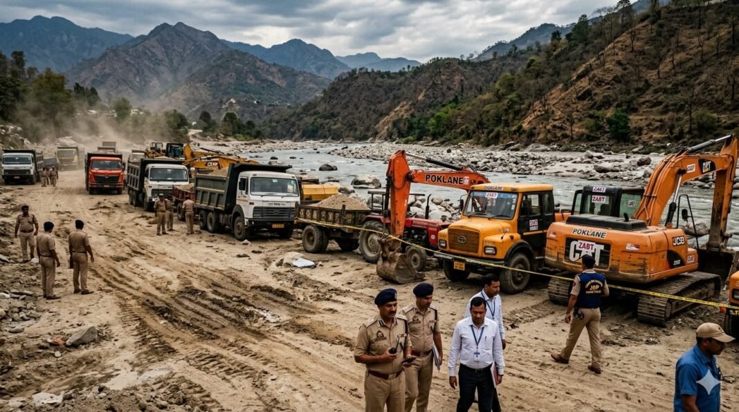 Administration cracks down on illegal mining in Nikki Tawi, seizes several machines and vehicles