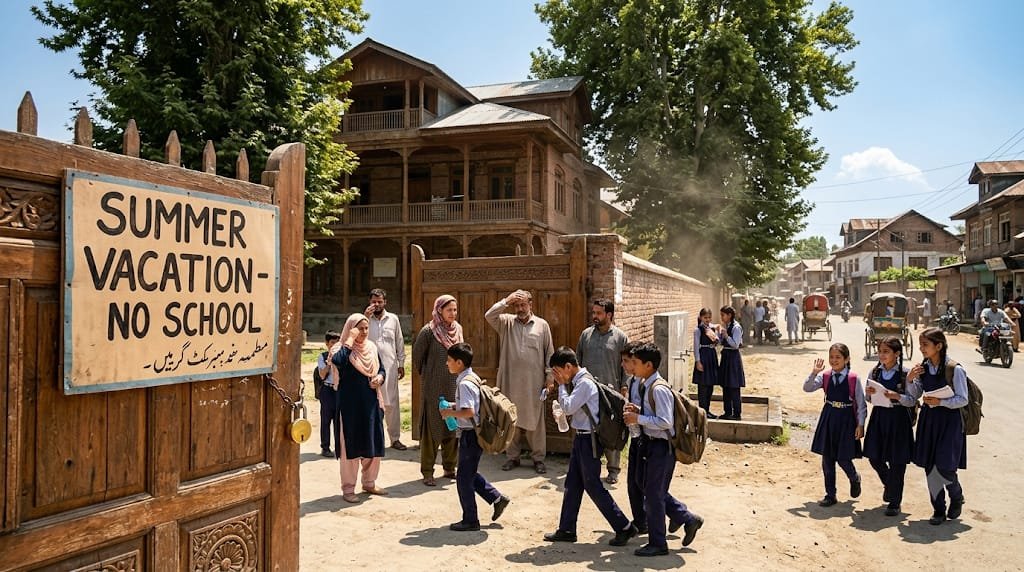 All schools in Kashmir to remain closed from July 6 to 19 due to intense heat; Directorate of Education issues orders