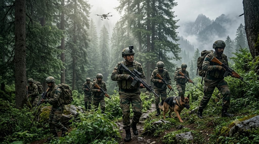 ‘Operation Sheruwali’ Enters 40th Day; Hunt for Terrorists Intensifies in Rajouri Forests