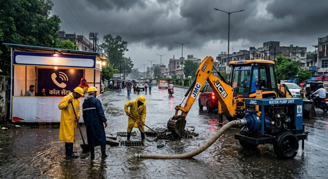 बारिश में जलभराव की चिंता नहीं, JMC की 24×7 टीमें रहेंगी तैनात