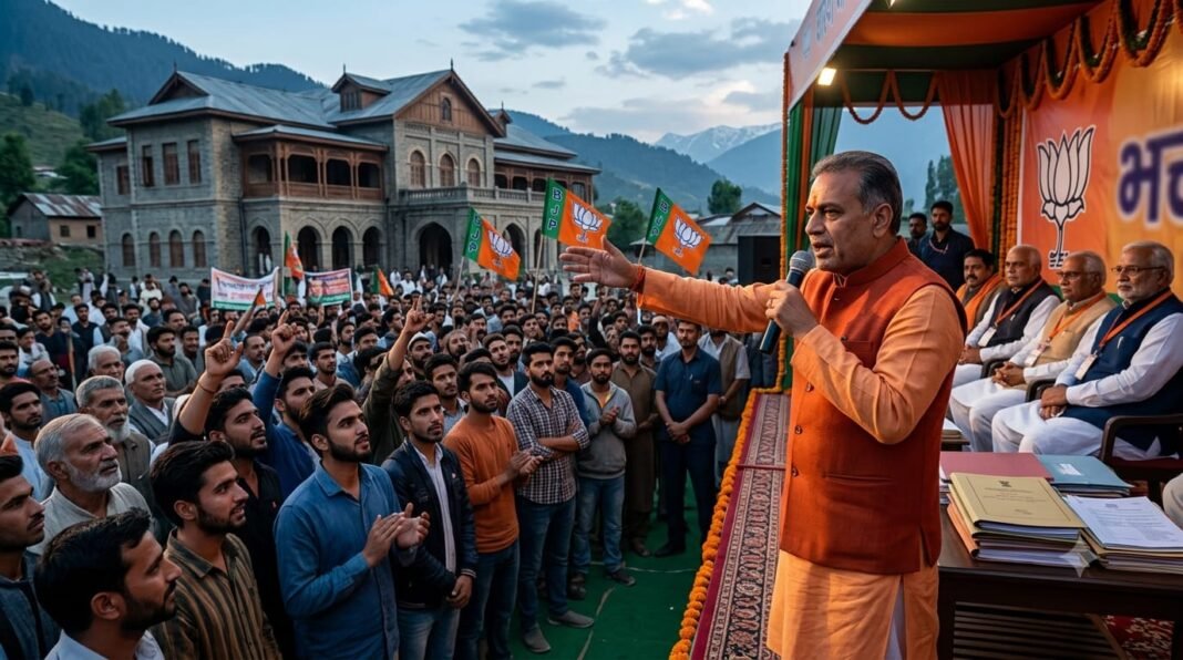 कश्मीर में भाजपा का बड़ा सियासी अभियान, बेरोजगारी और बैकडोर भर्ती को लेकर सरकार को घेरेगी