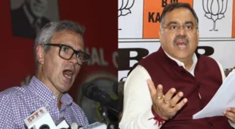 ट्रंप की फर्जी पोस्ट पर सियासी संग्राम, उमर अब्दुल्ला पर भाजपा का तीखा हमला