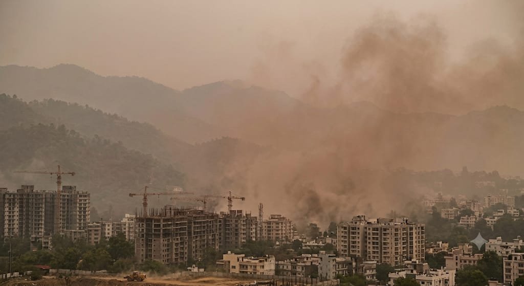 जम्मू का AQI 140 पार, स्वच्छ वायु सर्वेक्षण में मिला 20वां स्थान, PM10 बढ़ने से बिगड़ी हवा