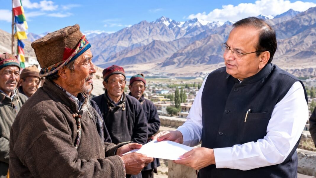 लद्दाख के 247 गांव मुखियाओं को बड़ी राहत, मानदेय ₹1,500 से बढ़कर ₹5,000 प्रति माह